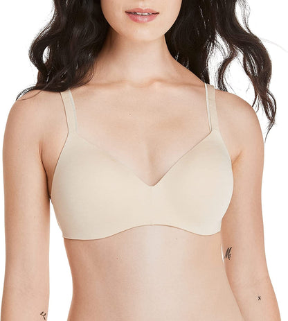 Hanes Ultimate Underwire Bra, Low-Cut T-Shirt Bra, Convertible Underwire Bra, Convertible Underwire T-Shirt Bra Oatmeal Heather 2 / Wire-Free / 36D
