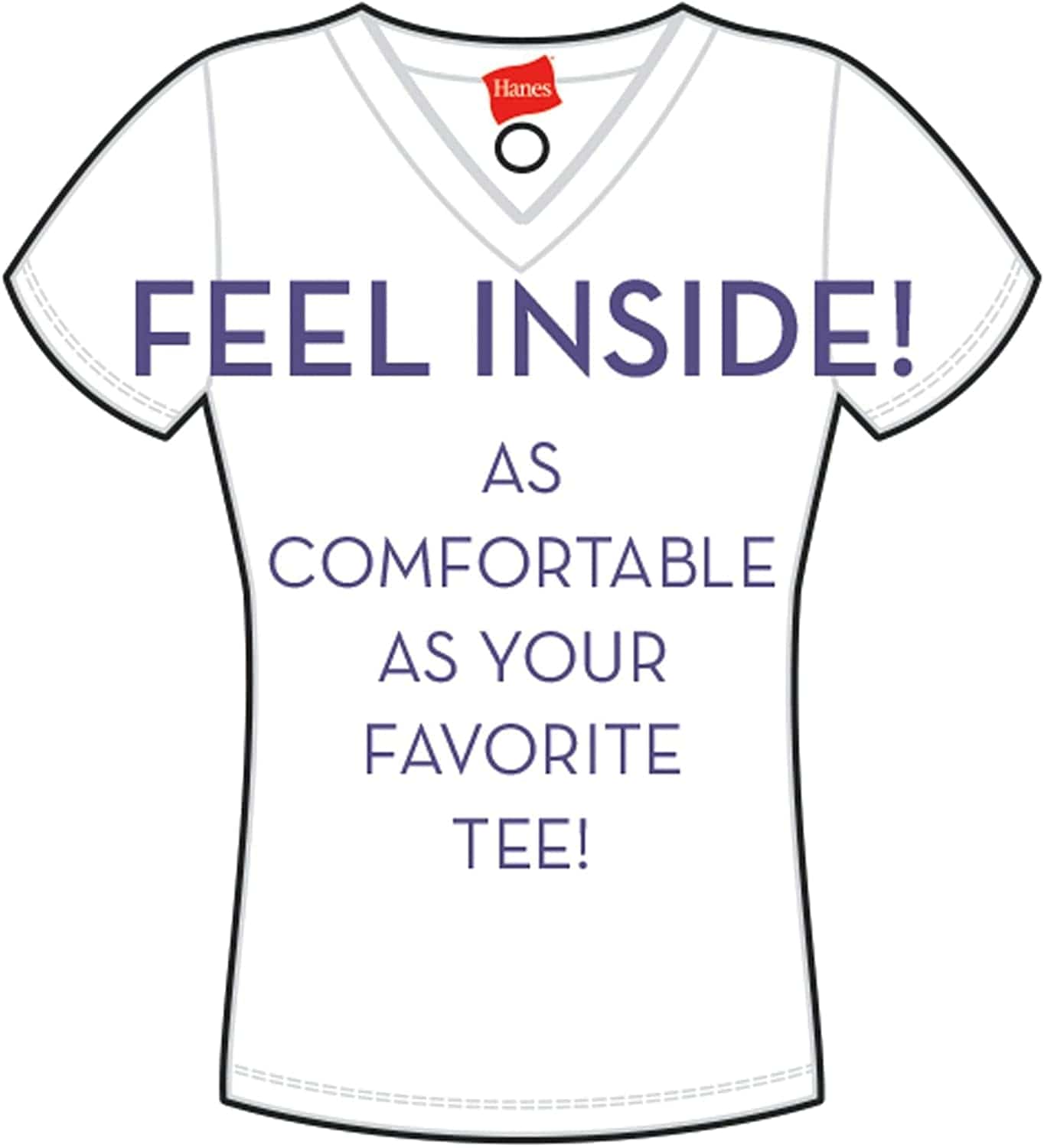 Hanes Ultimate Women'S Comfortblend T-Shirt Front-Close Underwire Bra DHHU01