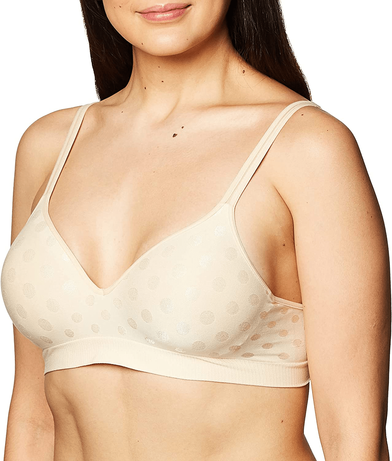 Hanes Women's Perfect Coverage ComfortFlex Wirefree Bra MHG260 Soft Taupe / 3X-Large