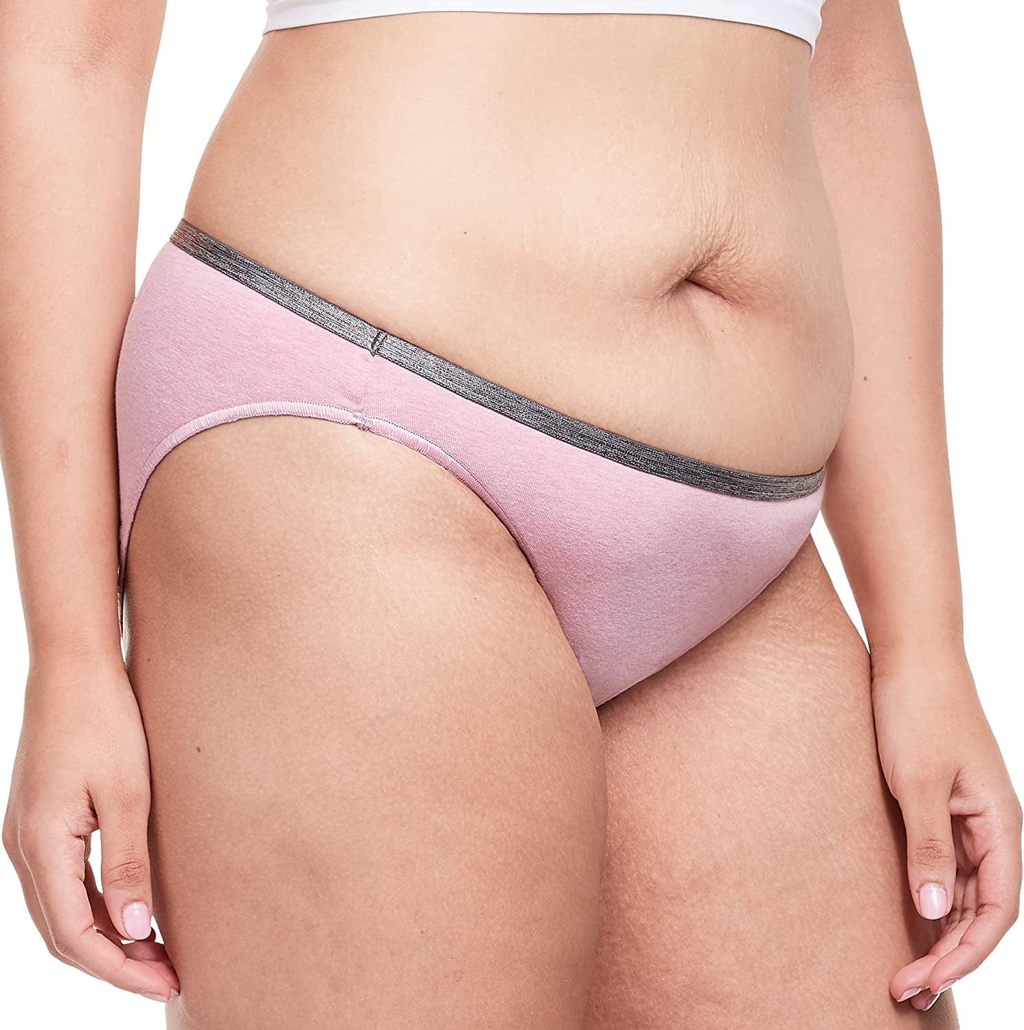 Hanes Women'S Stretch Panties, Moisture-Wicking Cotton Underwear, 10-Pack (Colors May Vary)