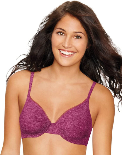 Hanes Women'S Ultimate T-Shirt Soft Foam Underwire, Fresh Berry Heather, 36B