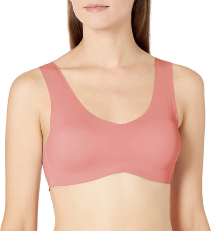 Hanes Women'S Ultra Light Comfort with Support Strap Wirefree Bra Dhhu39 Pretty Coral / Small