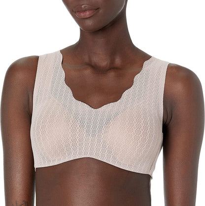 Hanes Women'S Ultra Light Comfort with Support Strap Wirefree Bra Dhhu39 Evening Blush/Earthen Tan / Large