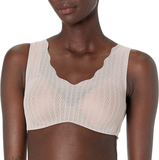 Hanes Women'S Ultra Light Comfort with Support Strap Wirefree Bra Dhhu39 Evening Blush/Earthen Tan / Large