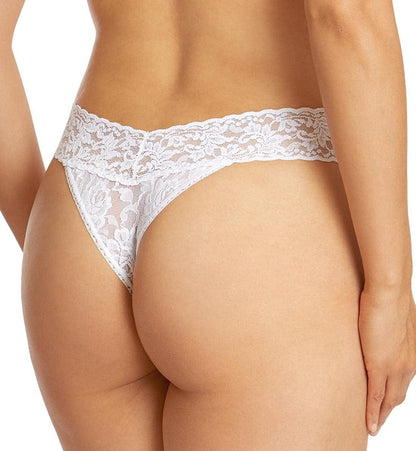Hanky Panky "I DO" Original Rise Bridal White/Blue Thong White/Blue / One Size