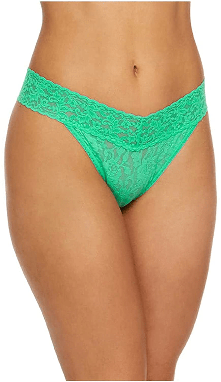hanky panky Women's Signature Lace Original Rise Thong Apparel & Accessories > Clothing > Underwear & Socks > Underwear hanky panky Agave Green  