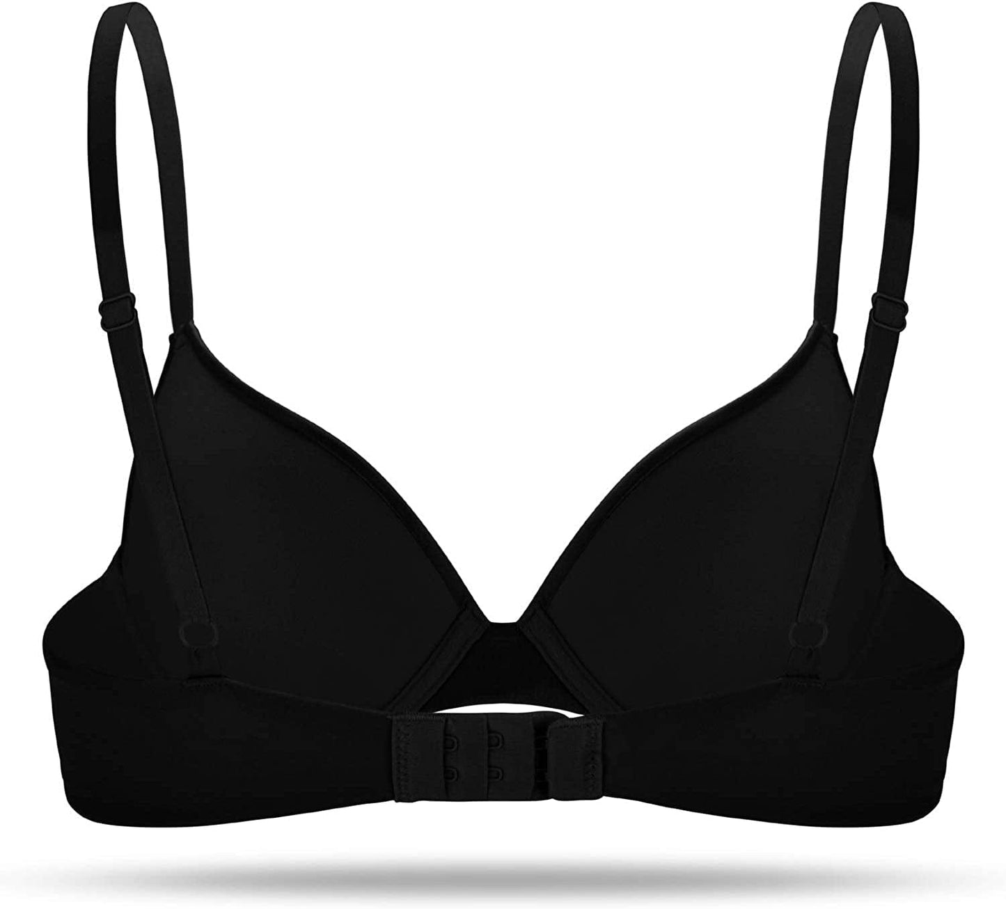 HANSCA Women'S Push up Bra Demi Cup T-Shirt Contour Molded Natural Fit Plunge Underwire Bra Light Padded