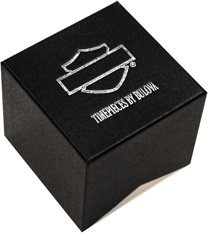 Harley-Davidson Men'S 115Th Anniversary Limited Edition Black Watch 78A119