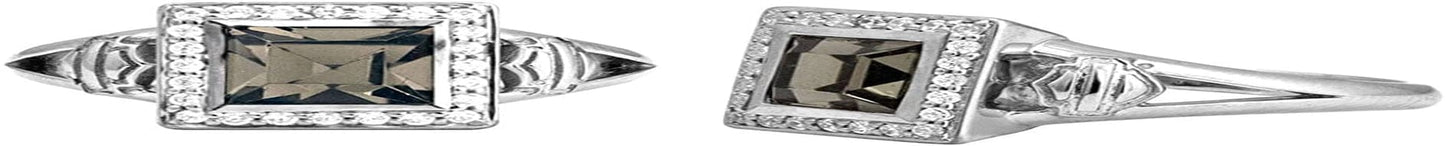 Harley-Davidson Women'S Ring, Black Ice Crystal Outline Bling Ring HDR0362