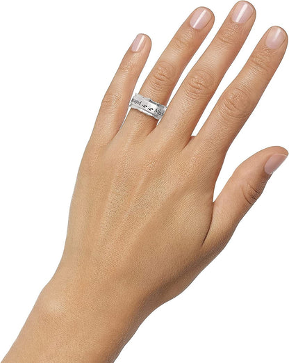 Harry Potter Jewelry - Mischief Managed Spinner Ring, Silver Plated, Size 7