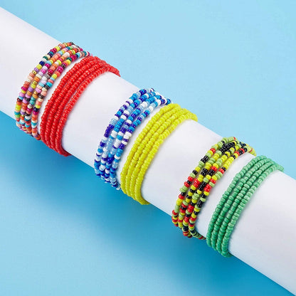Hicarer 20 Pieces Waist Bead Jewelry Women Waist Chain Colorful Body Chain Beach Bikini Belly Chains Waist Beads for Women Girls Summer Apparel & Accessories > Jewelry > Body Jewelry Hicarer   