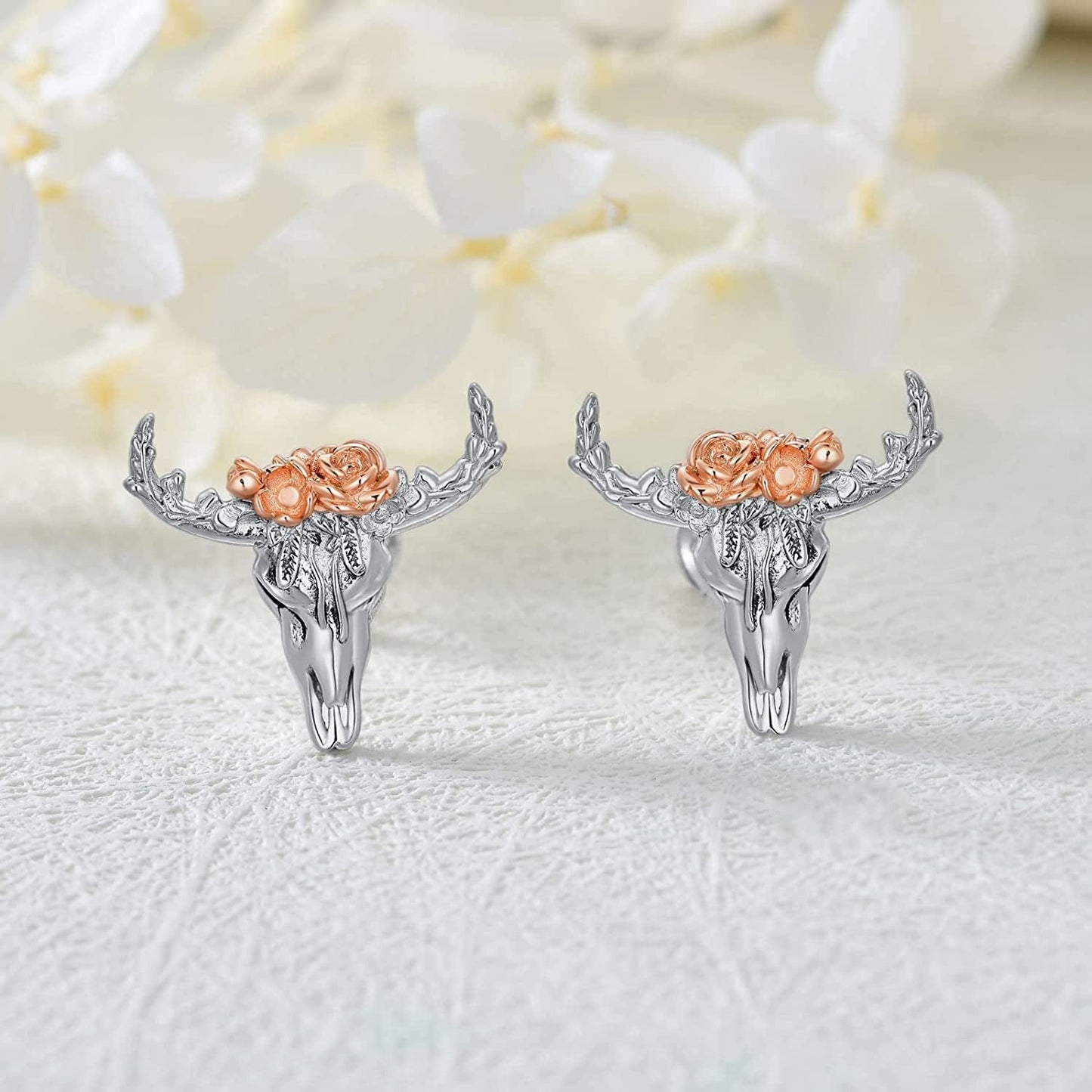 Highland Cow Scottie Dog Greyhound Chihuahua Flamingo Octopus Stud Earrings Sterling Silver Cow Bull Earrings Cute Animal Lover Jewelry Gifts