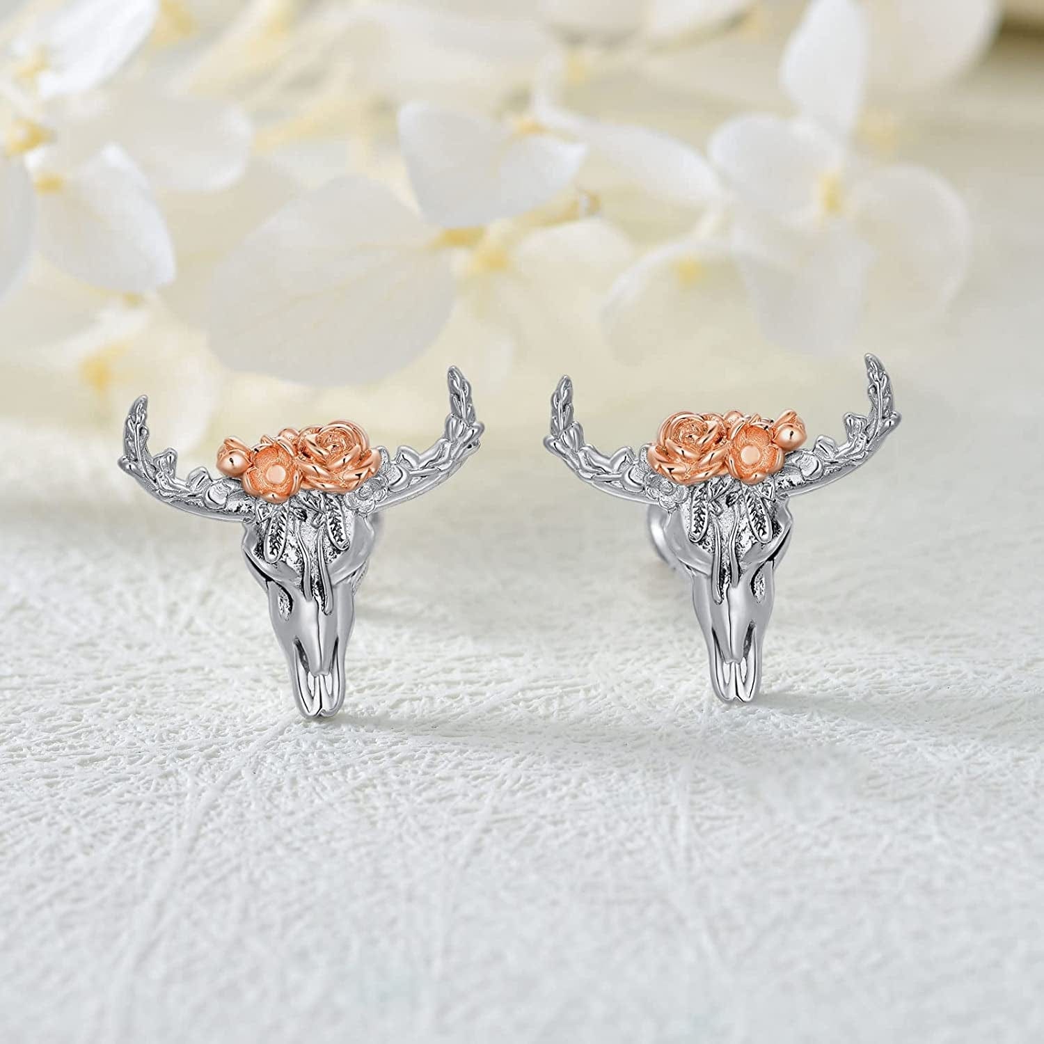Highland Cow Scottie Dog Greyhound Chihuahua Flamingo Octopus Stud Earrings Sterling Silver Cow Bull Earrings Cute Animal Lover Jewelry Gifts