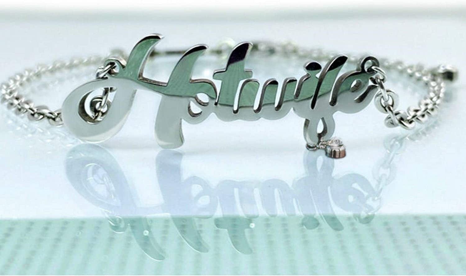 💕 HOTWIFE 💕 Stainless Steel Anklet, Necklace & Bracelet Jewelry - Hot Wife, Queen of Spades, Vixen, Threesome, Naughty, QOS, MFM, Swinger Apparel & Accessories > Jewelry > Anklets His and Hers Intimates   