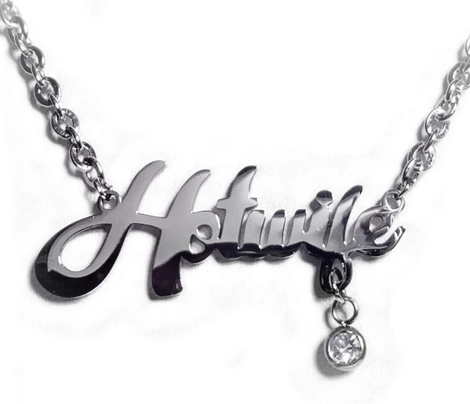 💕 HOTWIFE 💕 Stainless Steel Anklet, Necklace & Bracelet Jewelry - Hot Wife, Queen of Spades, Vixen, Threesome, Naughty, QOS, MFM, Swinger Apparel & Accessories > Jewelry > Anklets His and Hers Intimates HOTWIFE Necklace  