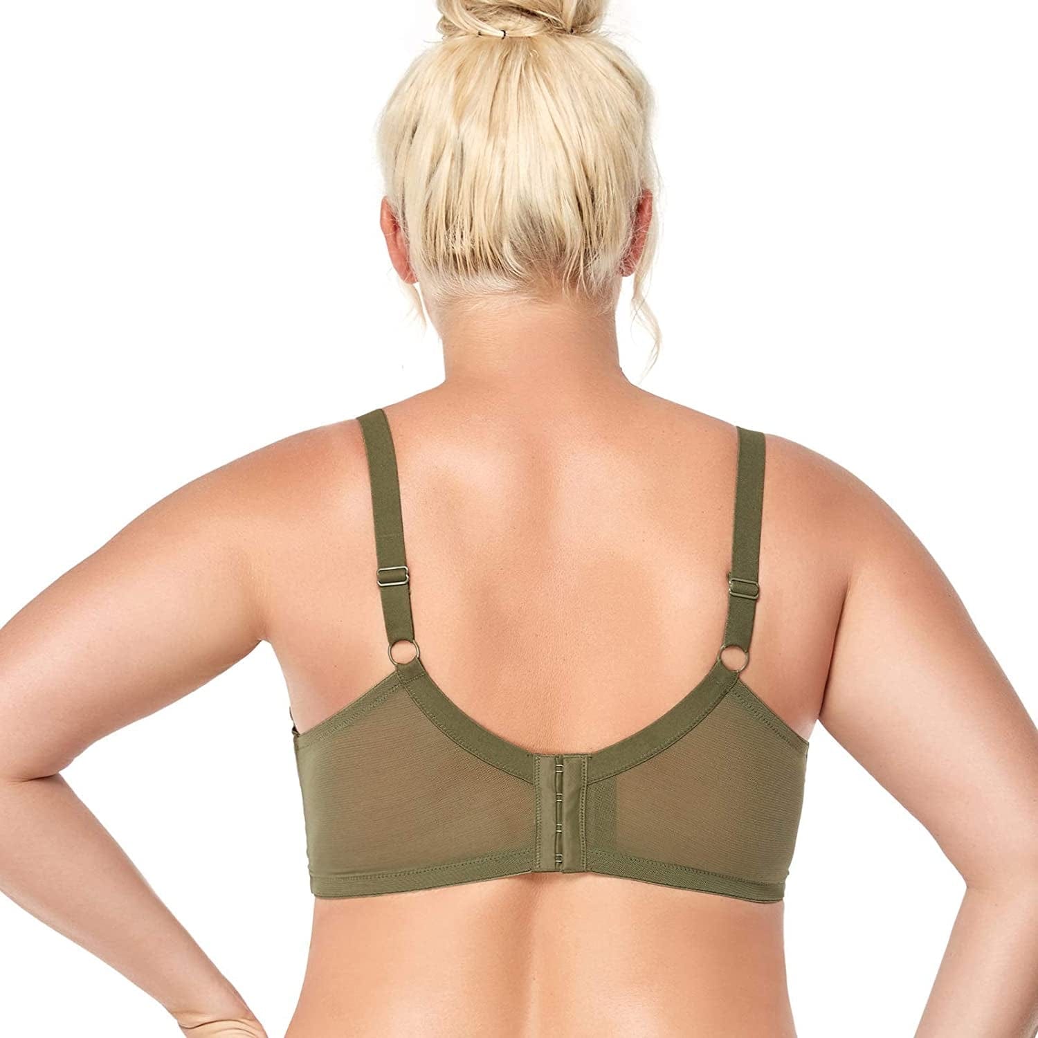 HSIA Minimizer Bra for Women,Unlined Non Padded Lace Sexy plus Size Bras Full Figure