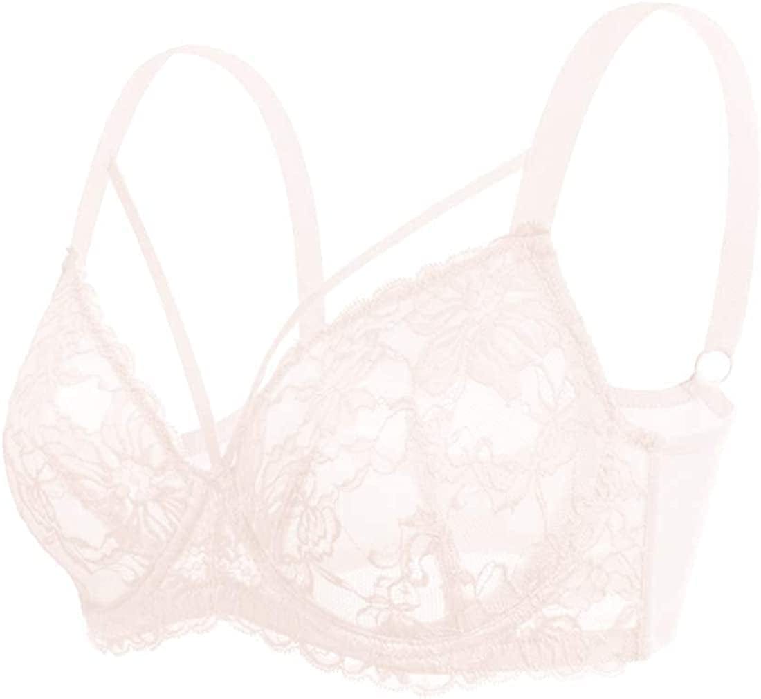 HSIA Minimizer Bra for Women,Unlined Non Padded Lace Sexy plus Size Bras Full Figure Black Bras