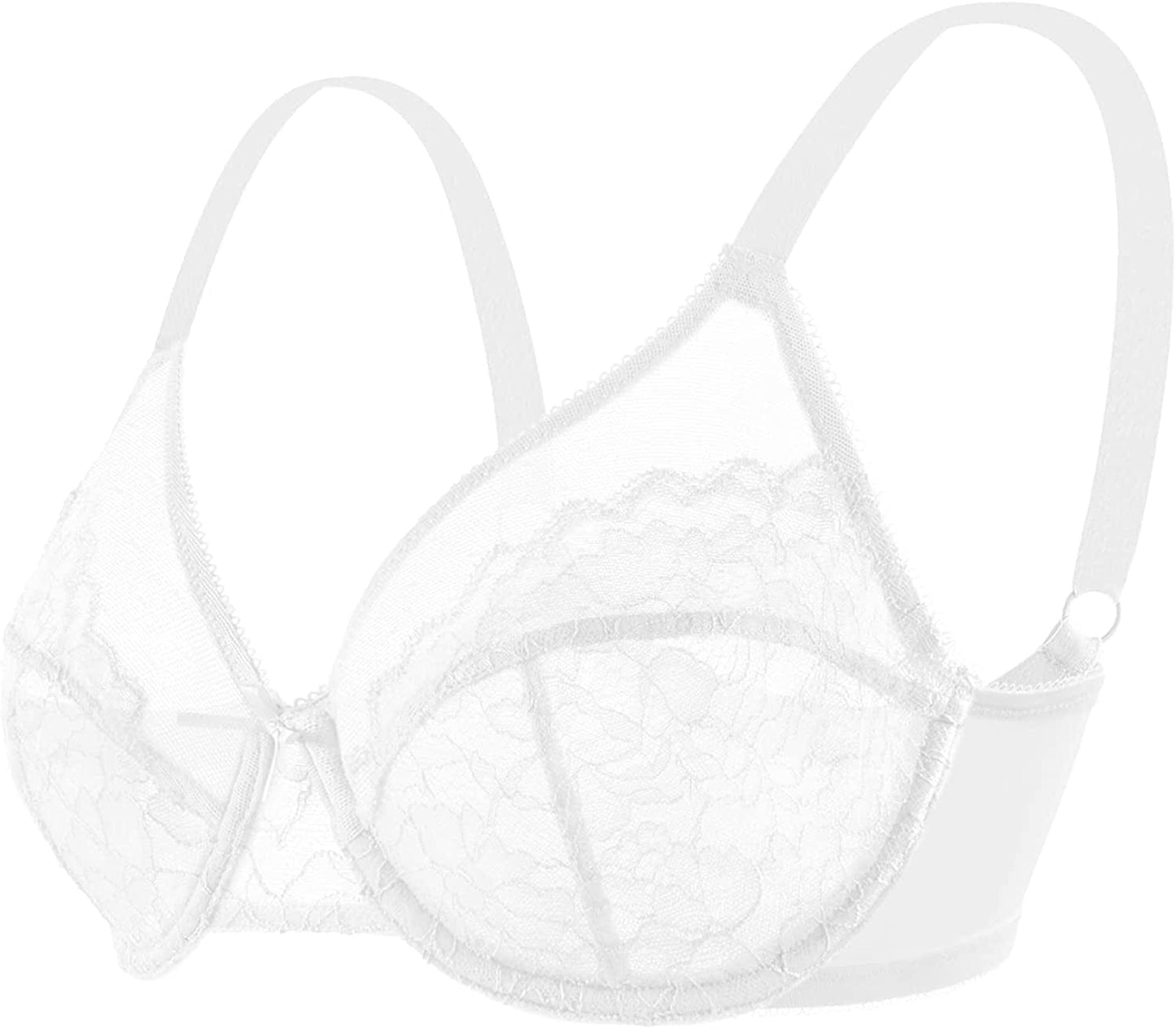 HSIA Minimizer Bras for Women Full Coverage Underwire Bras plus Size,Lifting Lace Bra for Heavy Breast