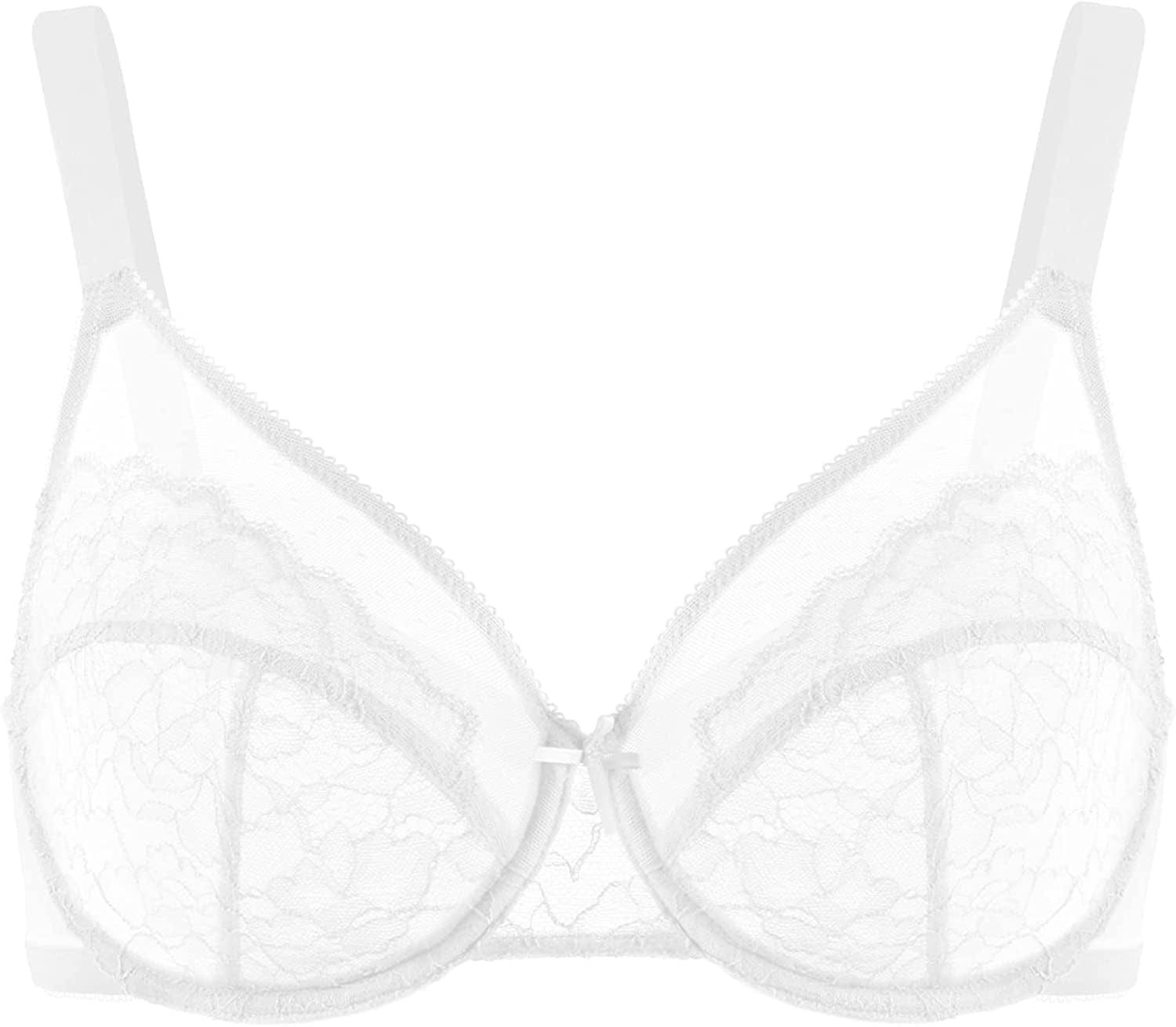 HSIA Minimizer Bras for Women Full Coverage Underwire Bras plus Size,Lifting Lace Bra for Heavy Breast