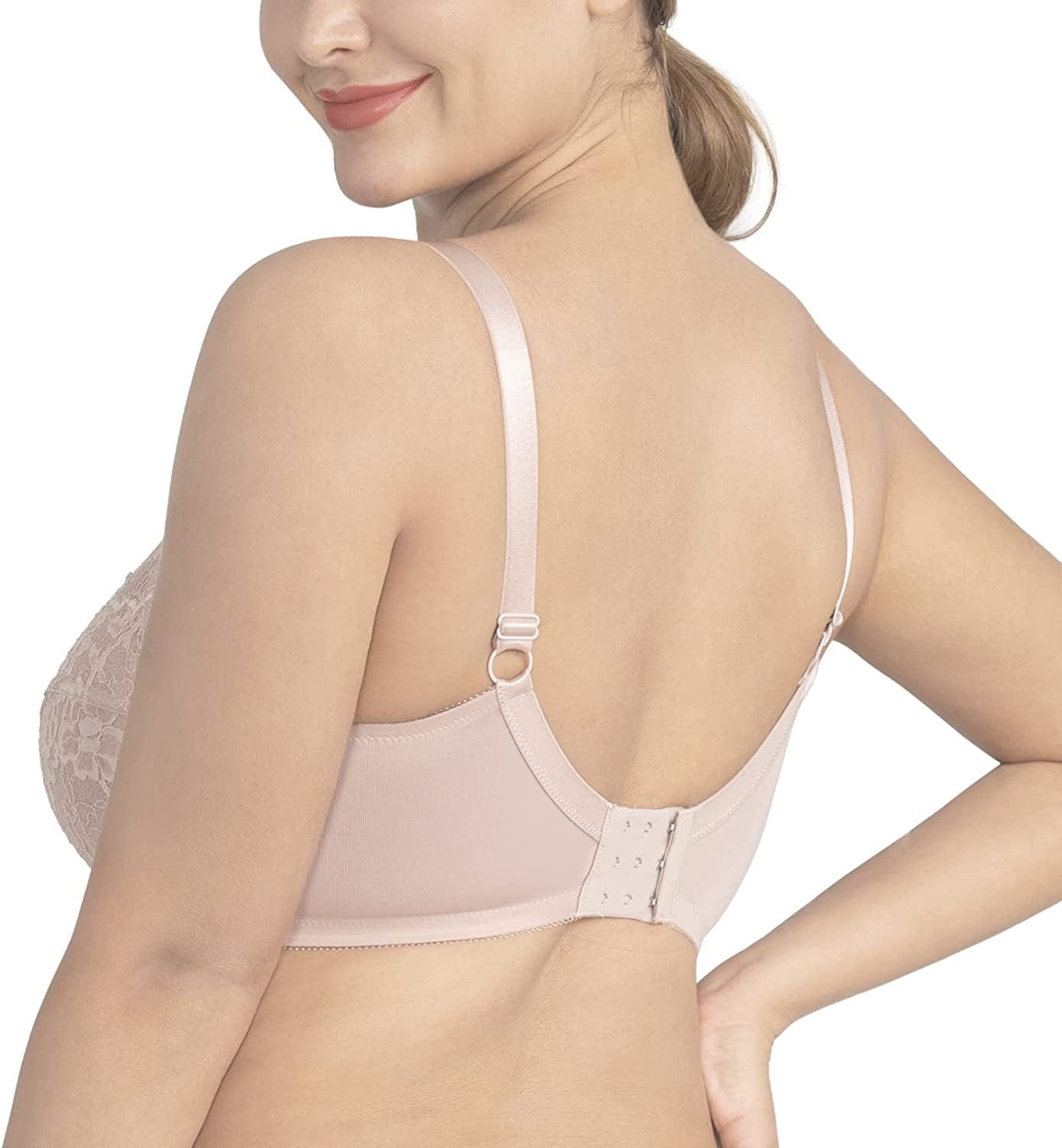 HSIA Minimizer Bras for Women Full Coverage Underwire Bras plus Size,Lifting Lace Bra for Heavy Breast