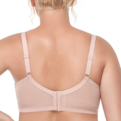 HSIA Women'S Underwire Unlined Bra Minimizers Non-Padded Bra Full Coverage Lace Mesh Sexy Sheer plus Size Bra