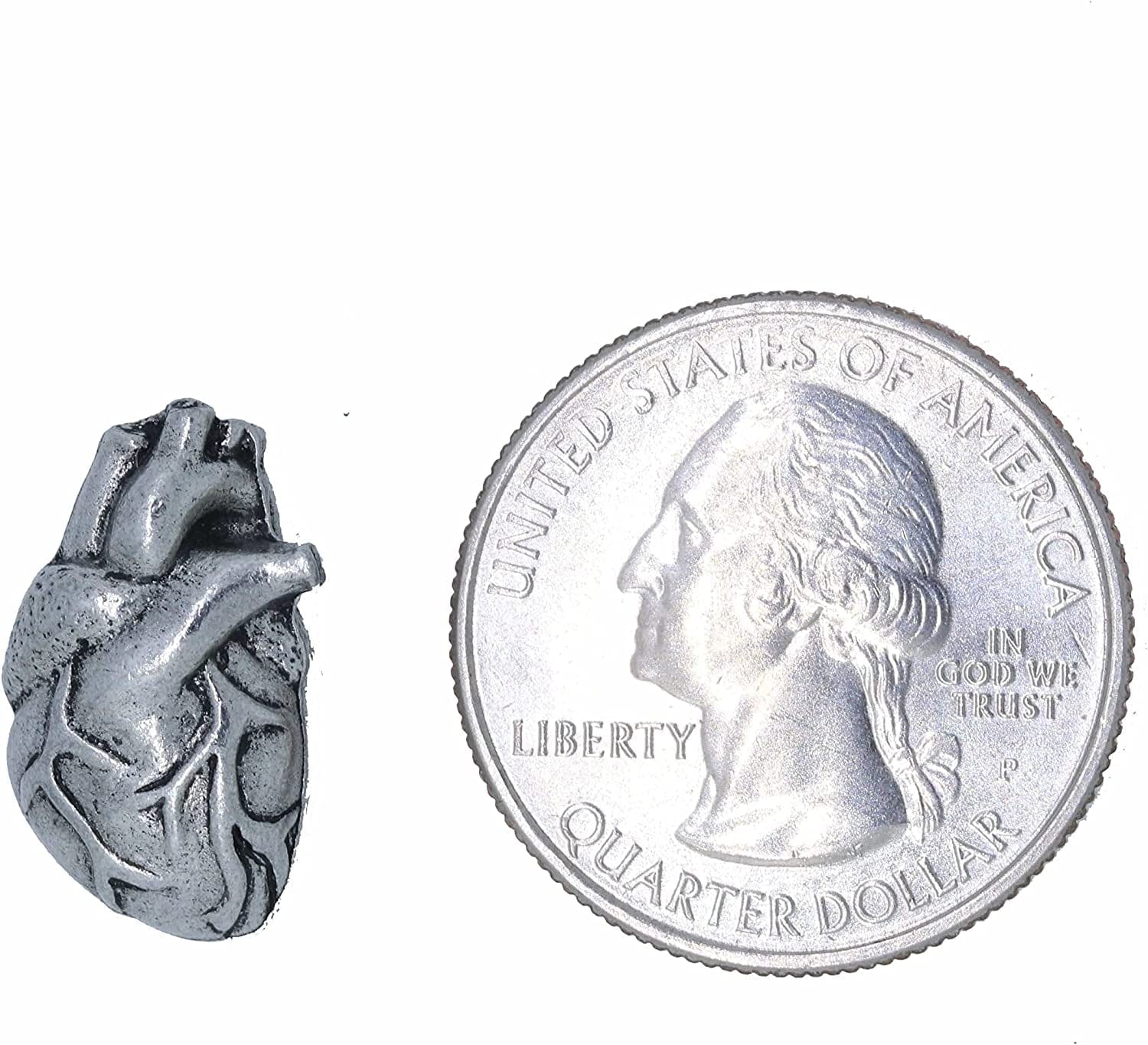 Human Heart Lapel Pin