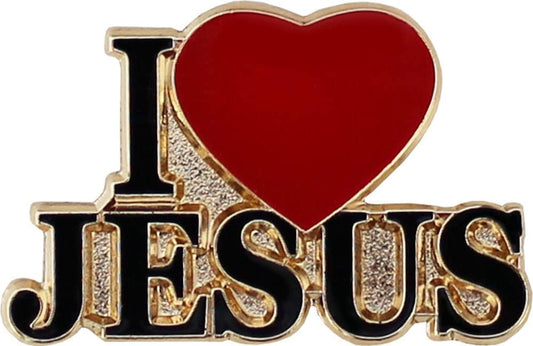 I Love Jesus - Religious Lapel Pin