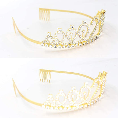 "I'M 21 Bitches!" Sash & Rhinestone Tiara Set - 21St Birthday Gifts Birthday Sash for Women Fun Party Favors Birthday Party Supplies (Gold Glitter with Black Lettering) Apparel & Accessories > Clothing Accessories > Sashes ADBetty   