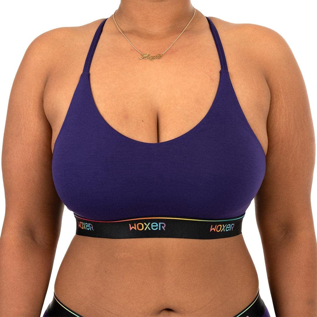 Icon Bralettes for Women - Wireless, Seamless, Comfortable Support Bra Pride Force / Small