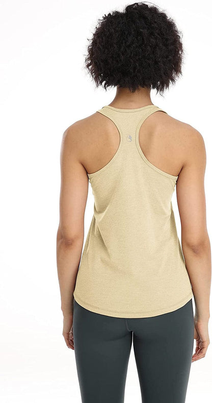 Icyzone Workout Tank Tops for Women - Racerback Athletic Yoga Tops, Running Exercise Gym Shirts(Pack of 3)