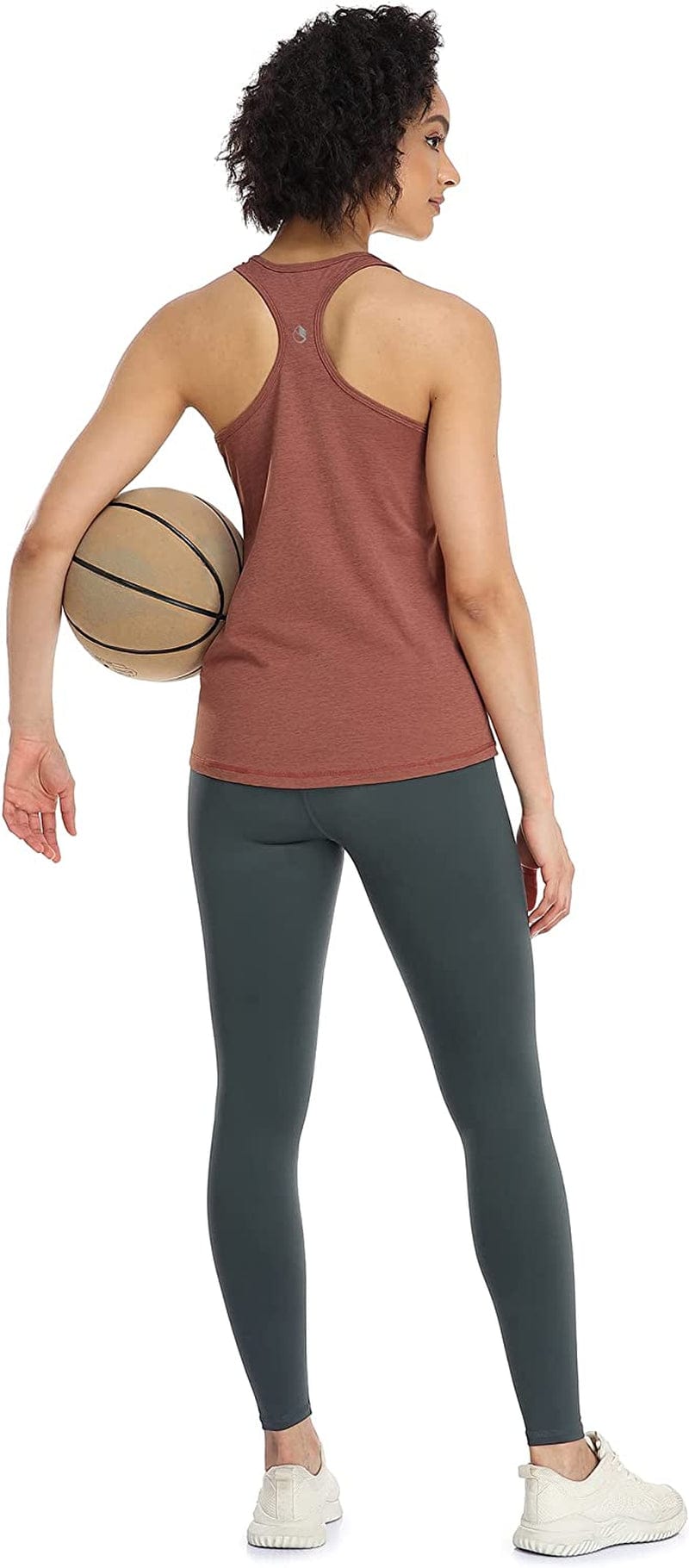 Icyzone Workout Tank Tops for Women - Racerback Athletic Yoga Tops, Running Exercise Gym Shirts(Pack of 3)