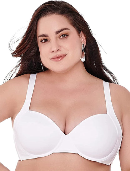 Ilusion Full Coverage Bra 7352 White / 36