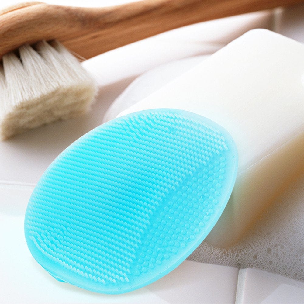 INNERNEED Super Soft Silicone Face Cleanser and Massager Brush Manual Facial Cleansing Brush Handheld Mat Scrubber for Sensitive, Delicate, Dry Skin (Pack of 4) Health & Beauty > Personal Care > Cosmetics > Cosmetic Tools > Skin Care Tools INNERNEED   