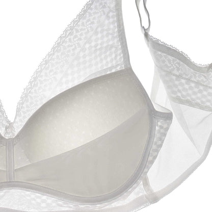 Intimate Portal Women Raerae Good Lift Wire Free Bra | Lightly Padded Demi Bra | Back Smoothing