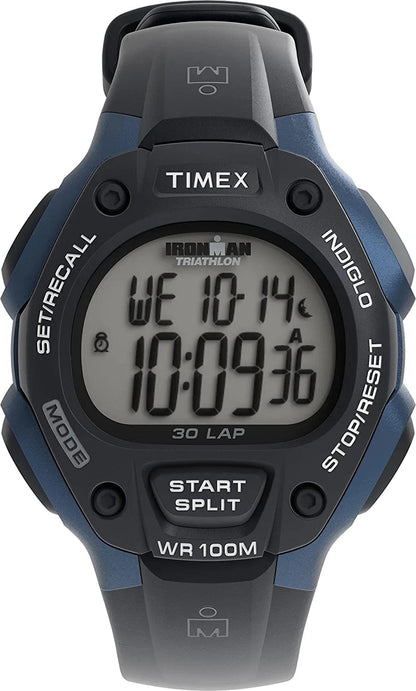 Ironman Classic 30 Full-Size 38Mm Watch Black/Dark Blue
