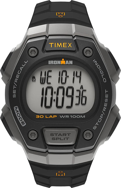 Ironman Classic 30 Full-Size 38Mm Watch Black/Silver-Tone
