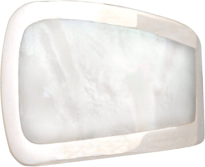 Jankuo Jewelry Rhodium Plated Mother of Pearl Cocktail Ring