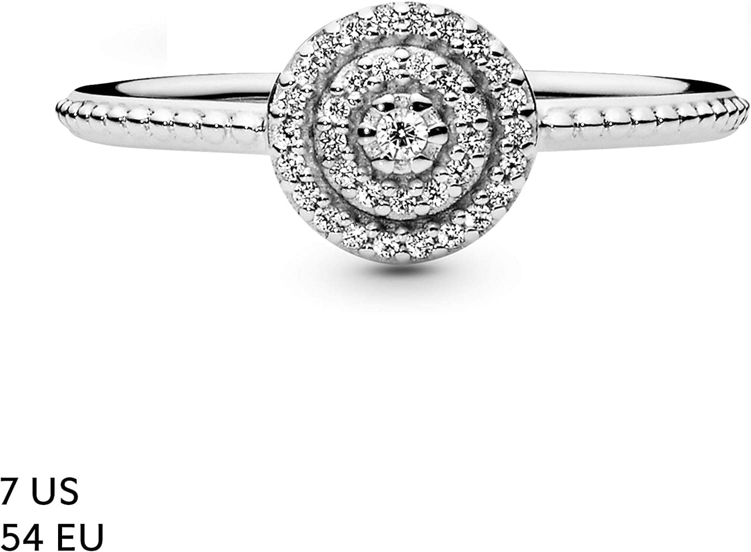 Jewelry Elegant Sparkle Cubic Zirconia Ring in Sterling Silver