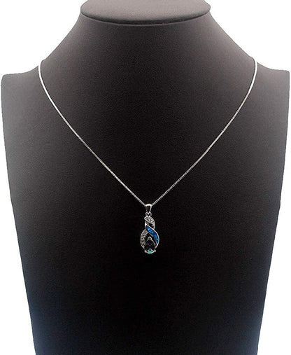 Jewelry Sets Australian Created Opal Necklace Earrings Mother'S Day Gifts Jewelry for Mom