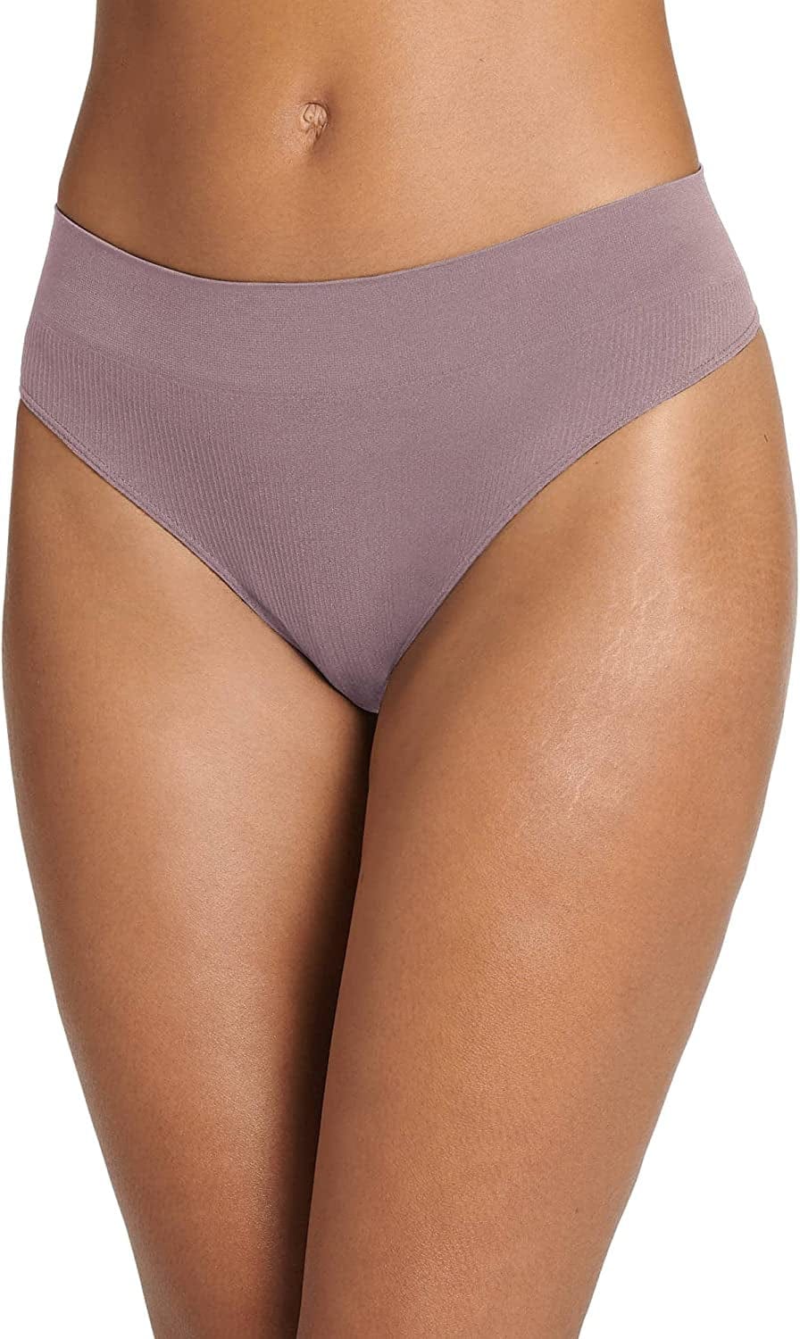 Jockey Women'S Underwear Ecoseamfree Rib Thong Twilight / X-Large