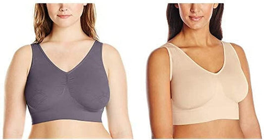 JUST MY SIZE Women'S Pure Comfort plus Size Bra (1263) Private Jet/Nude / 6X