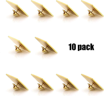 JW.ORG Square Gold Lapel Pin Jehovah Witness - 1" Square Blue Lapel Pin - Jw.Org Neck Tie Hat Tack Clip Women or Men Suits -10 Pack