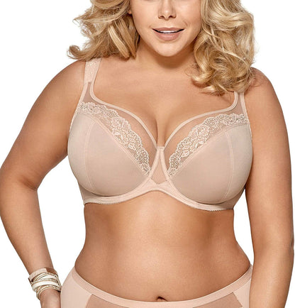 K441 Women'S Luisse Skin Non-Padded Underwired Soft Bra Beige / 38F