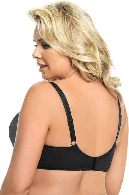 K496 Women'S Paradise Lace Non-Padded Underwired Full Cup Bra