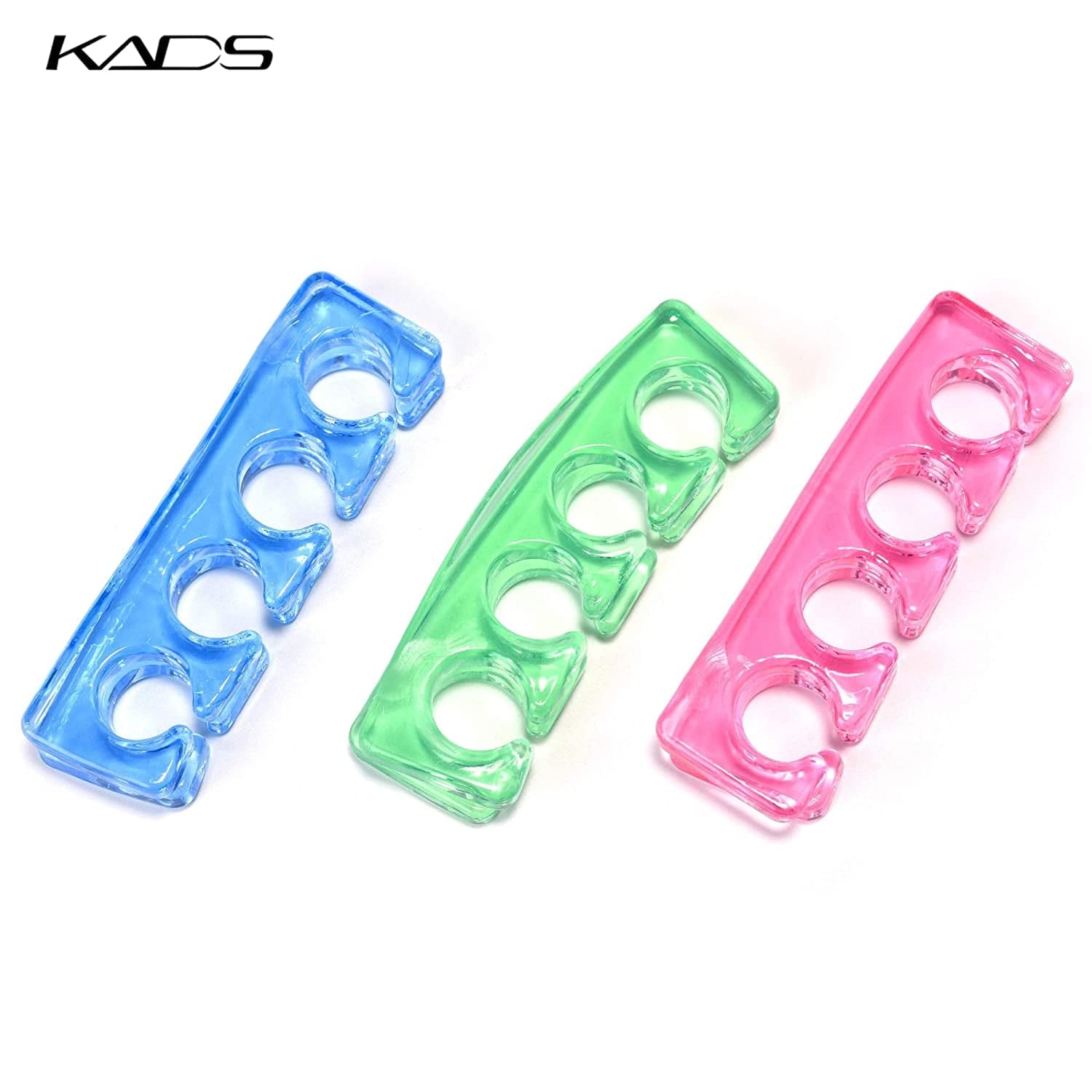 KADS 2Pcs/Pair Silicone Toe Separator Nail Art Manicure Finger Feet Care Braces Supports Nails DIY Tools Health & Beauty > Personal Care > Foot Care KADS   