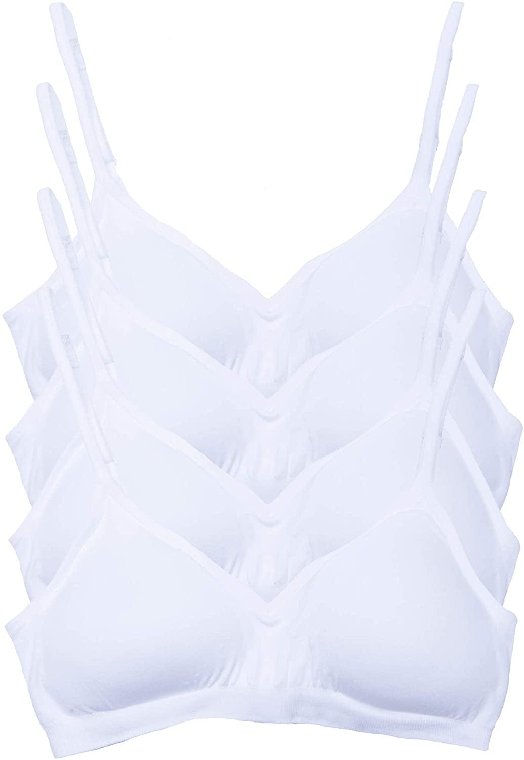 Kalon Women’S 4 Pack Demi Padded Bralette Wireless Comfortable Bra