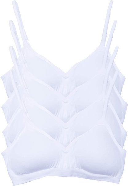 Kalon Women’S 4 Pack Demi Padded Bralette Wireless Comfortable Bra