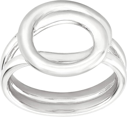 'Karma Swirl' Ring in Sterling Silver
