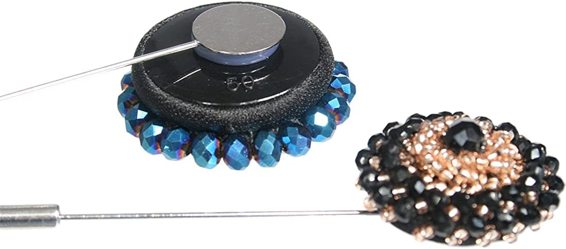 Kilofly 4 Pc Men'S Lapel Pin Rhinestone Crystal Wedding Suit Boutonniere Brooch