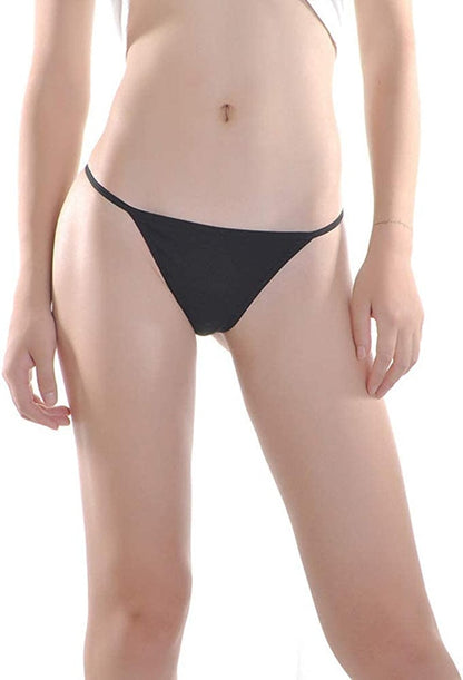 Kissecret Women Cotton G-Strings Underwear Pack of 6Pcs Sexy T-String Thong Panties